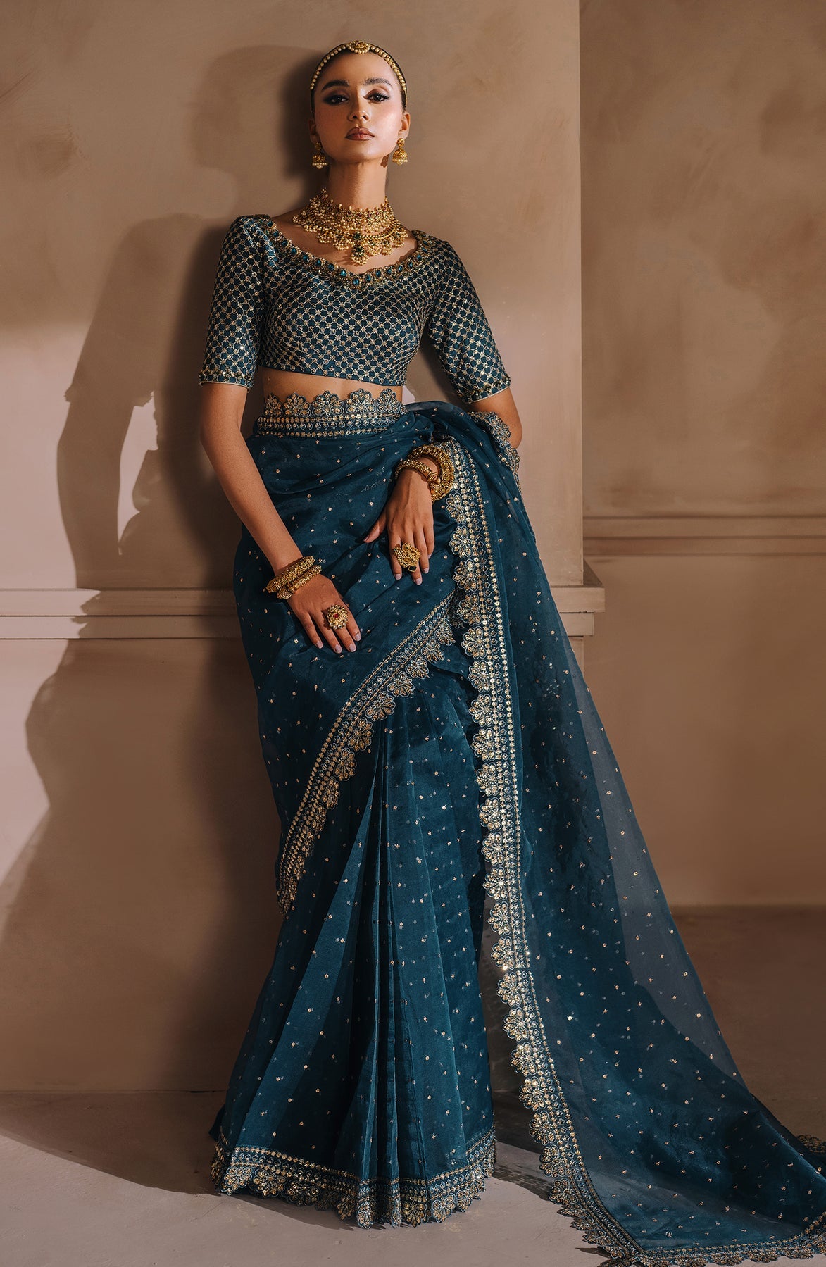 Zevk | Malika Jaan Bridals |  NEELO JAAN by Zevk - Designer Dress - Type: Ladies Clothes - Available at Libayah - 100% Original