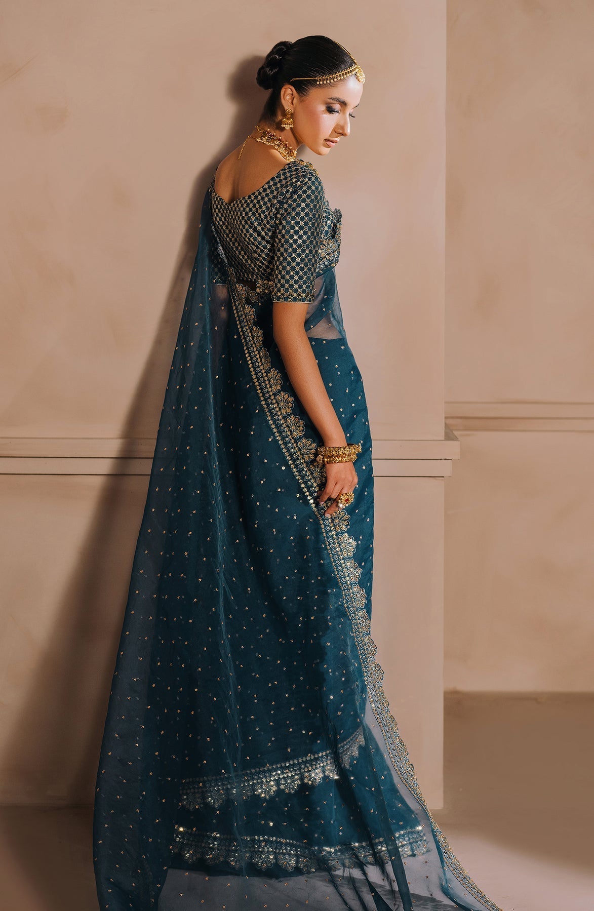Zevk | Malika Jaan Bridals |  NEELO JAAN by Zevk - Designer Dress - Type: Ladies Clothes - Available at Libayah - 100% Original