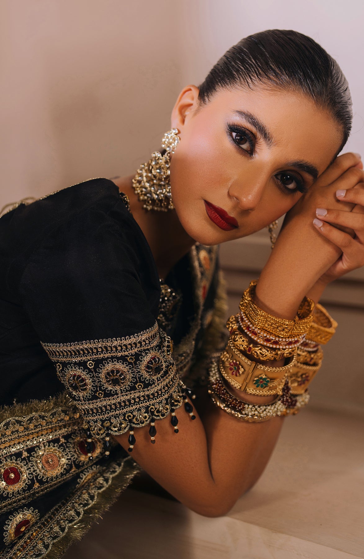 Zevk | Malika Jaan Bridals |  SAL JAAN by Zevk - Designer Dress - Type: Ladies Clothes - Available at Libayah - 100% Original