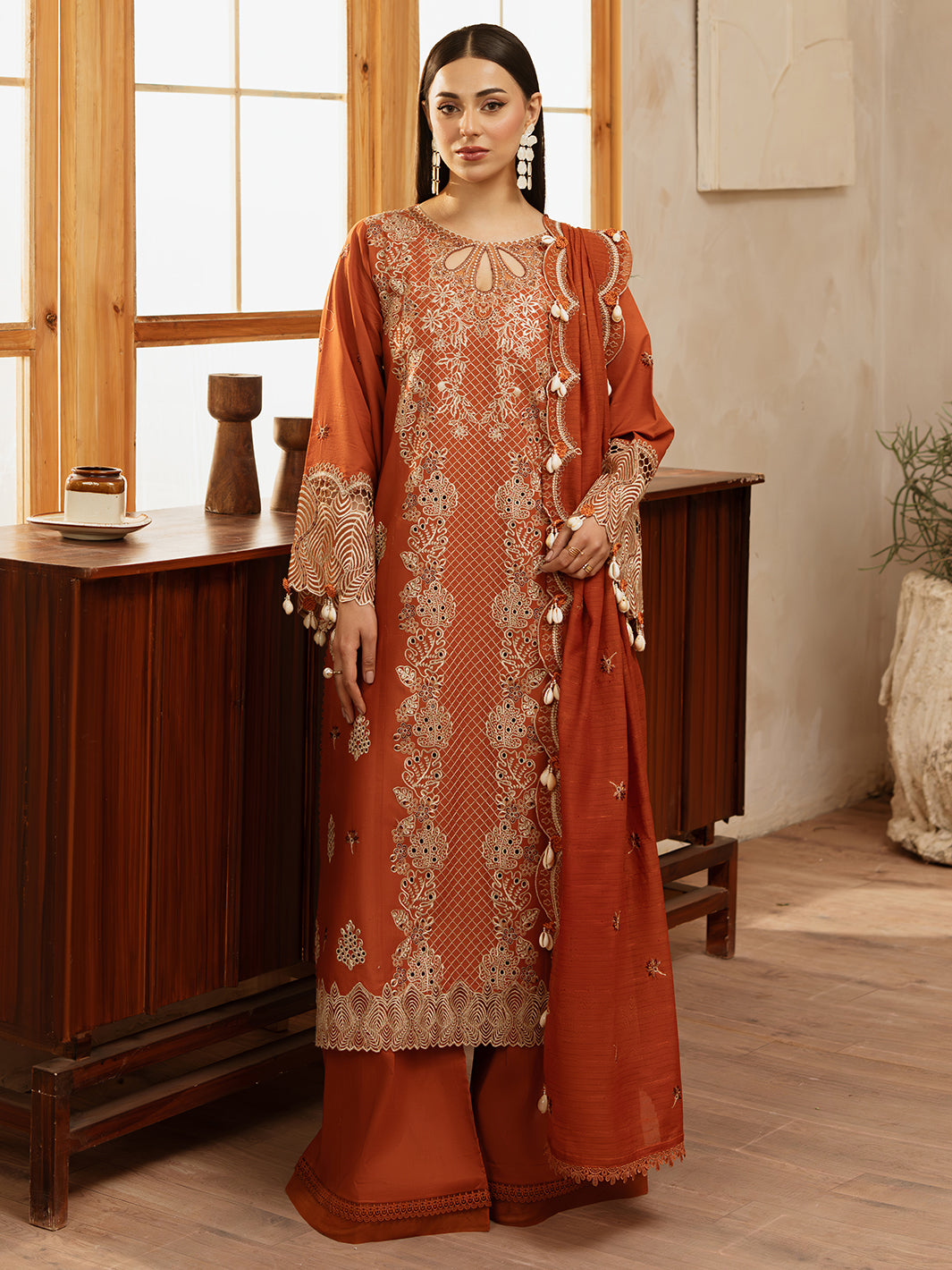 Mahnur | Florence Luxury Lawn 25 | ZIMAL by Mahnur - Designer Dress - Type: Ladies Clothes - Available at Libayah - 100% Original