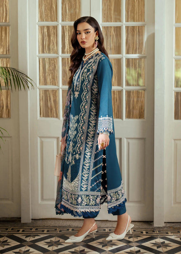 Aabyaan | Miraal Signature Embroidered Viscose | RUYA (AV-06) by Aabyaan - Designer Dress - Type: Luxury - Available at Libayah - 100% Original