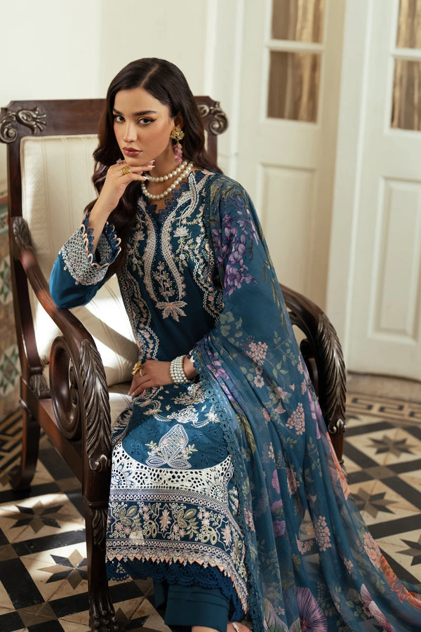 Aabyaan | Miraal Signature Embroidered Viscose | RUYA (AV-06) by Aabyaan - Designer Dress - Type: Luxury - Available at Libayah - 100% Original