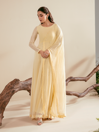 Afrozeh | Basic Pret 26 RTW | NACRE by Afrozeh - Designer Dress  - Type : Ladies Clothes - Available at Libayah - 100% Original 