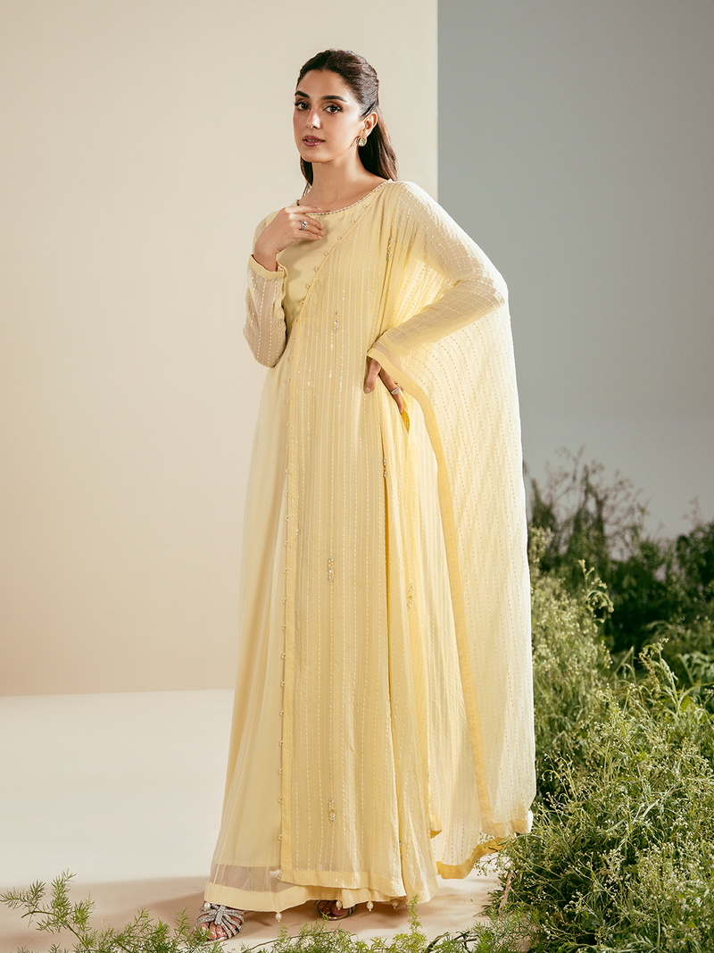 Afrozeh | Basic Pret 26 RTW | NACRE by Afrozeh - Designer Dress  - Type : Ladies Clothes - Available at Libayah - 100% Original 