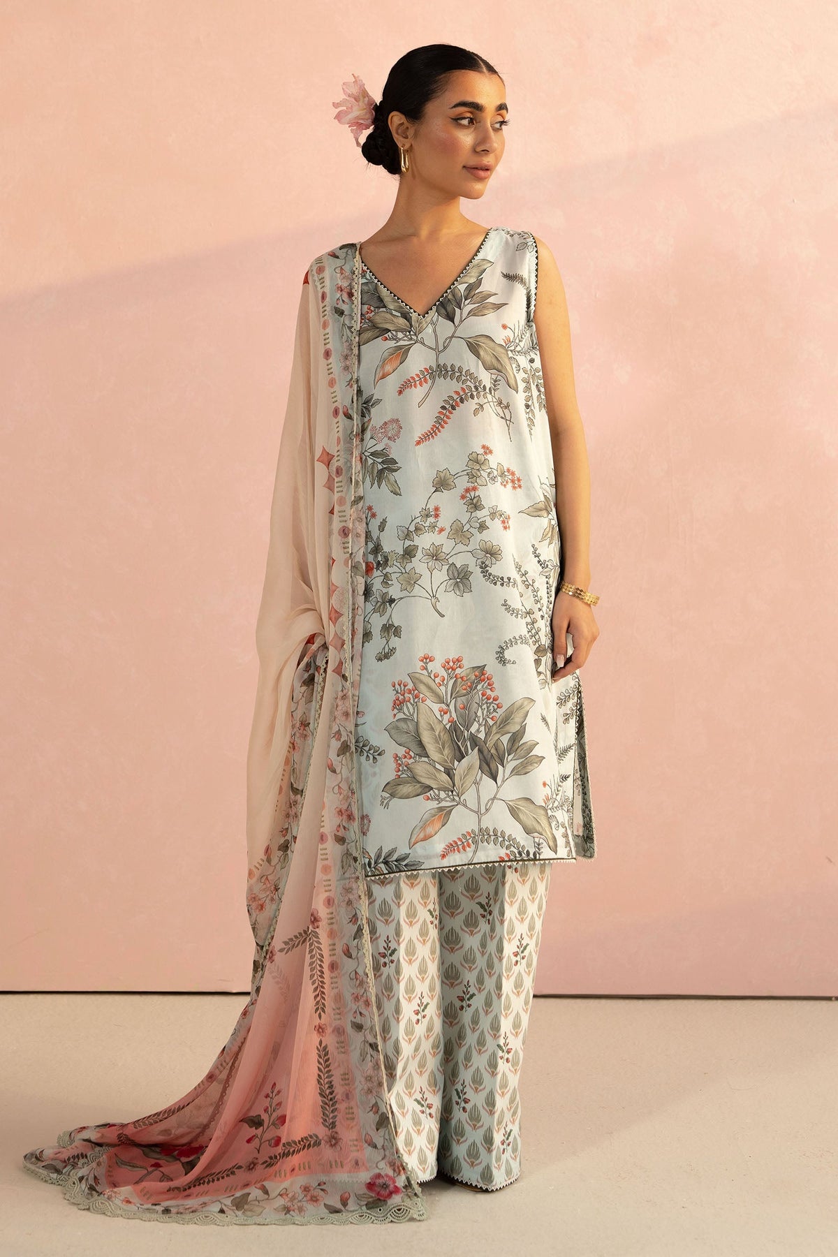 Zara Shahjahan | Coco Prints 25 | Zoe-7A by Zara Shahjahan - Designer Dress - Type: Ladies Clothes - Available at Libayah - 100% Original