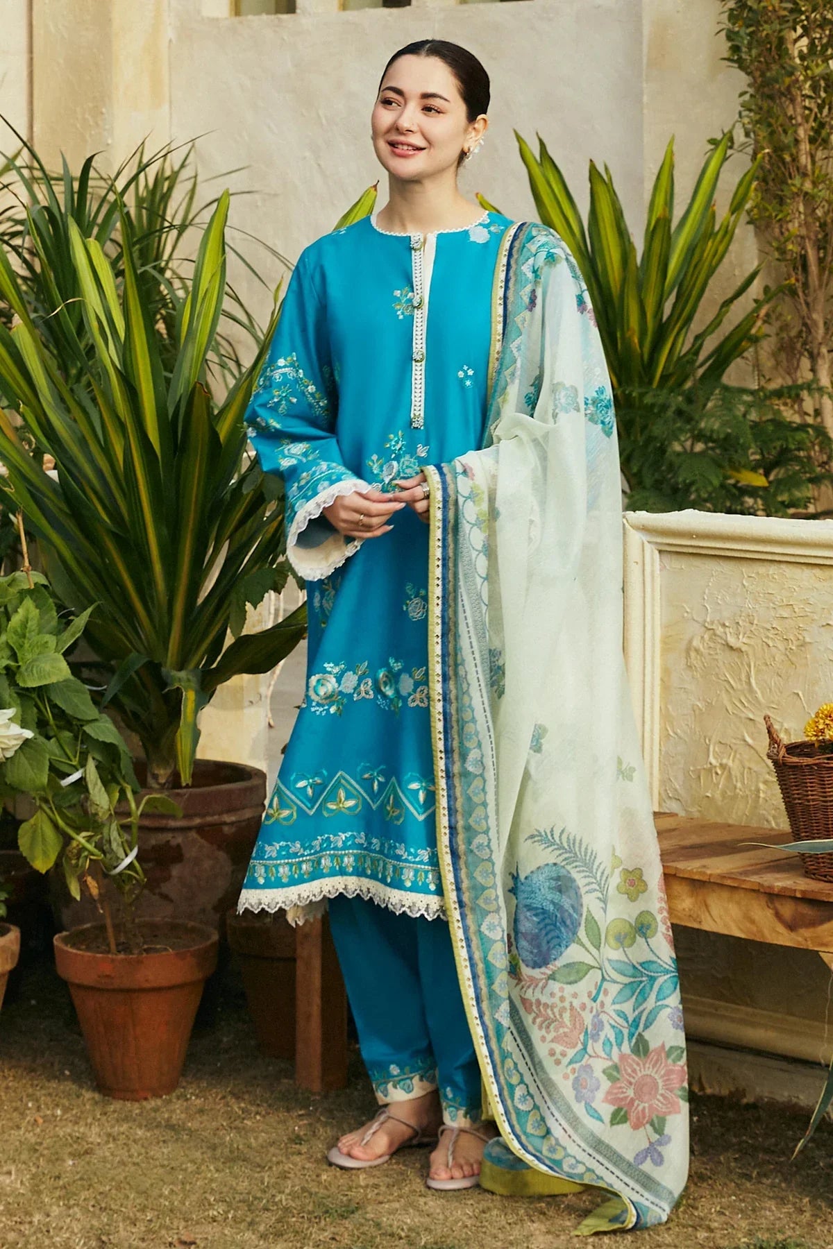 Zara Shahjahan | Coco Lawn 24 | ZOYA-8B by Zara Shahjahan - Designer Dress - Type: Ladies Clothes - Available at Libayah - 100% Original