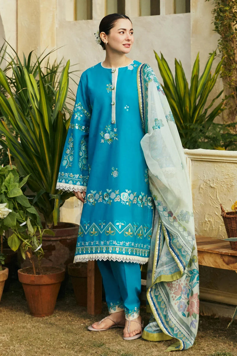 Zara Shahjahan | Coco Lawn 24 | ZOYA-8B by Zara Shahjahan - Designer Dress - Type: Ladies Clothes - Available at Libayah - 100% Original