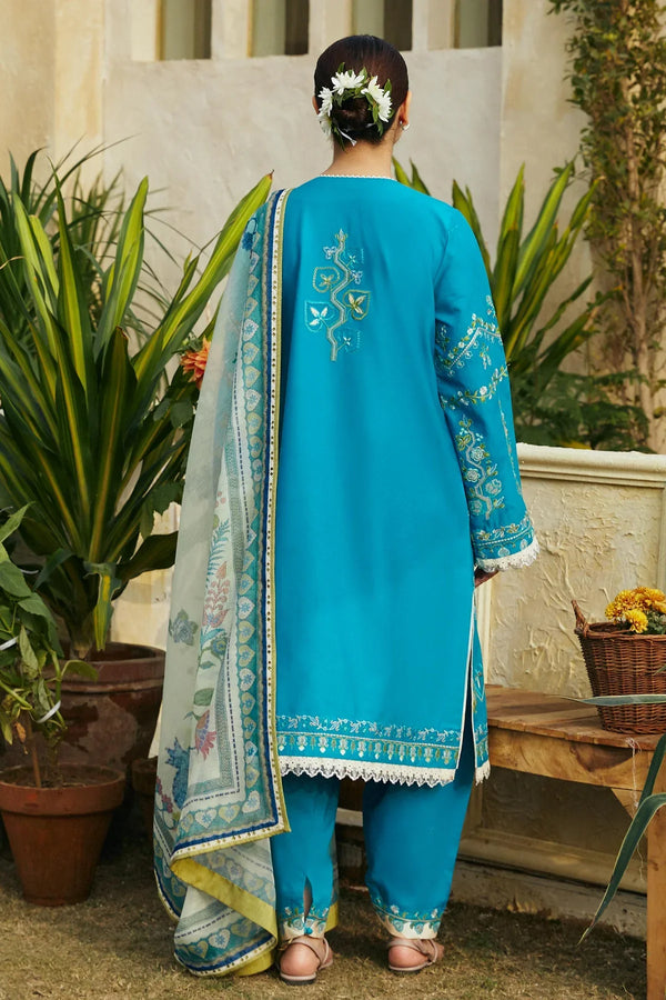 Zara Shahjahan | Coco Lawn 24 | ZOYA-8B by Zara Shahjahan - Designer Dress - Type: Ladies Clothes - Available at Libayah - 100% Original
