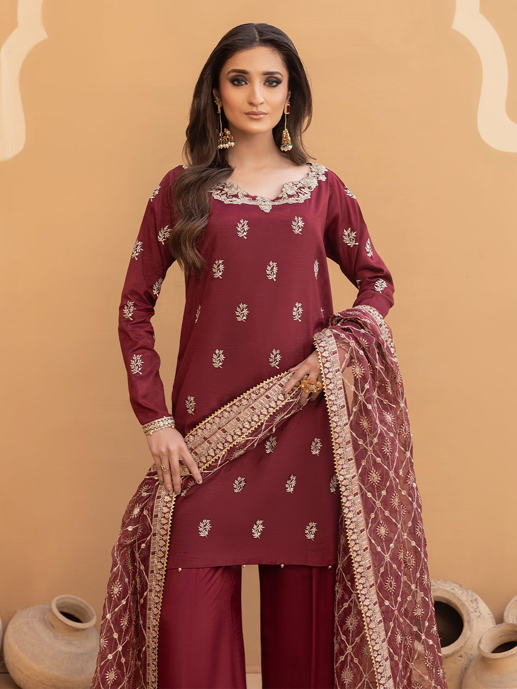 Hem Stitch | Raw Silk Edit 25 | Zurina by Hemstitch - Designer Dress - Type: Ladies Clothes - Available at Libayah - 100% Original