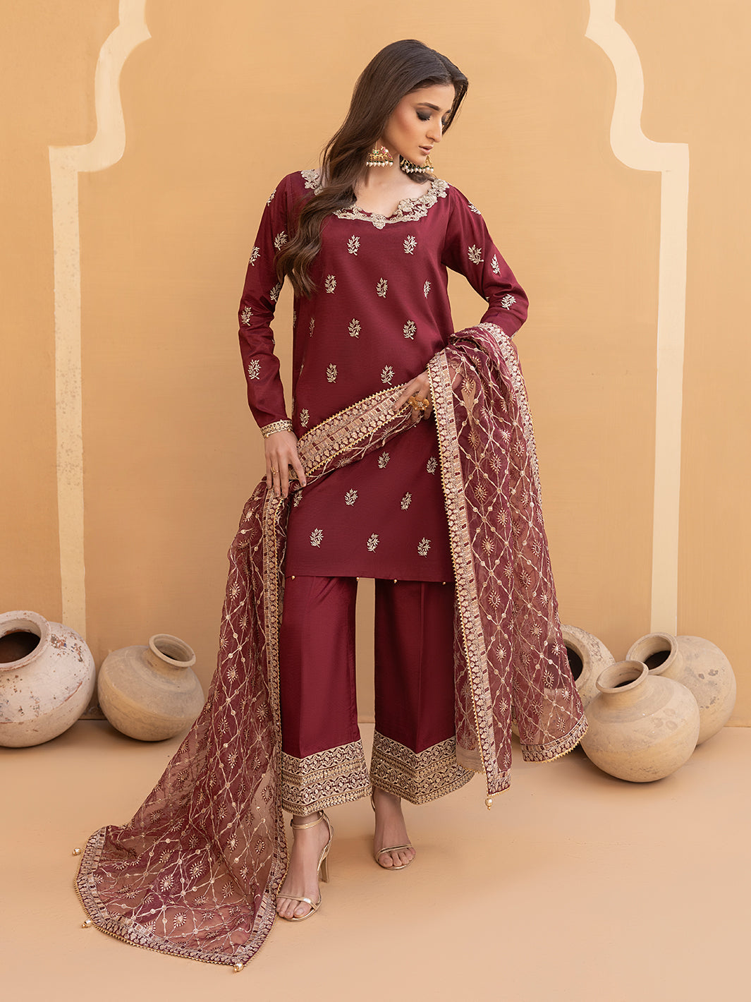 Hem Stitch | Raw Silk Edit 25 | Zurina by Hemstitch - Designer Dress - Type: Ladies Clothes - Available at Libayah - 100% Original
