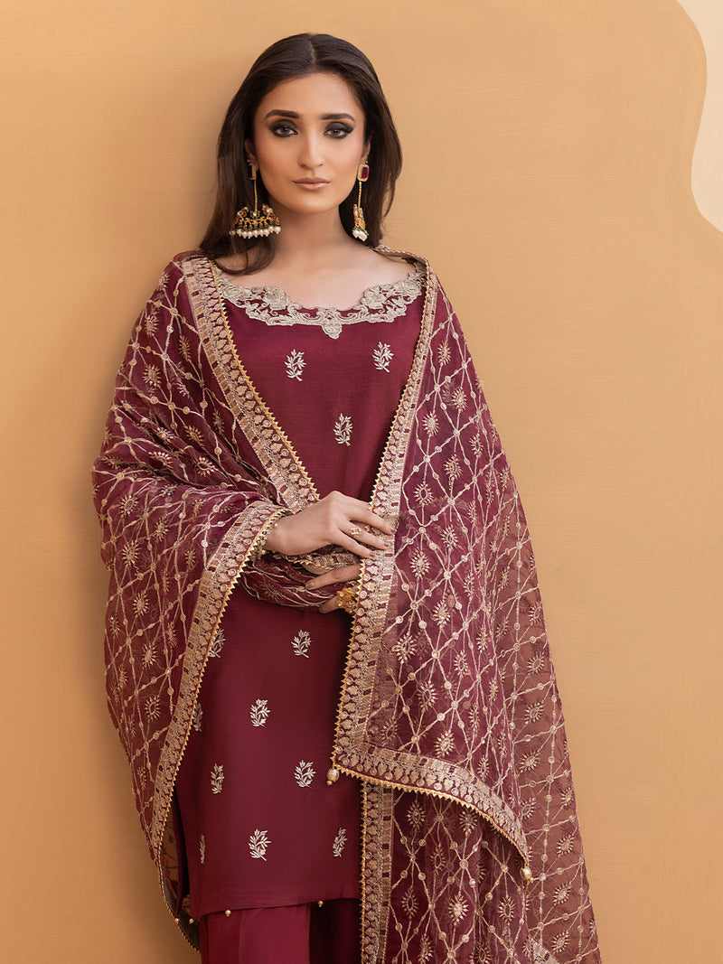 Hem Stitch | Raw Silk Edit 25 | Zurina by Hemstitch - Designer Dress - Type: Ladies Clothes - Available at Libayah - 100% Original