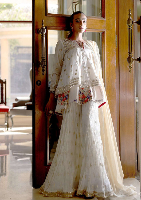Afrozeh | Basic Pret 26 RTW | NACRE by Afrozeh - Designer Dress  - Type : Ladies Clothes - Available at Libayah - 100% Original 