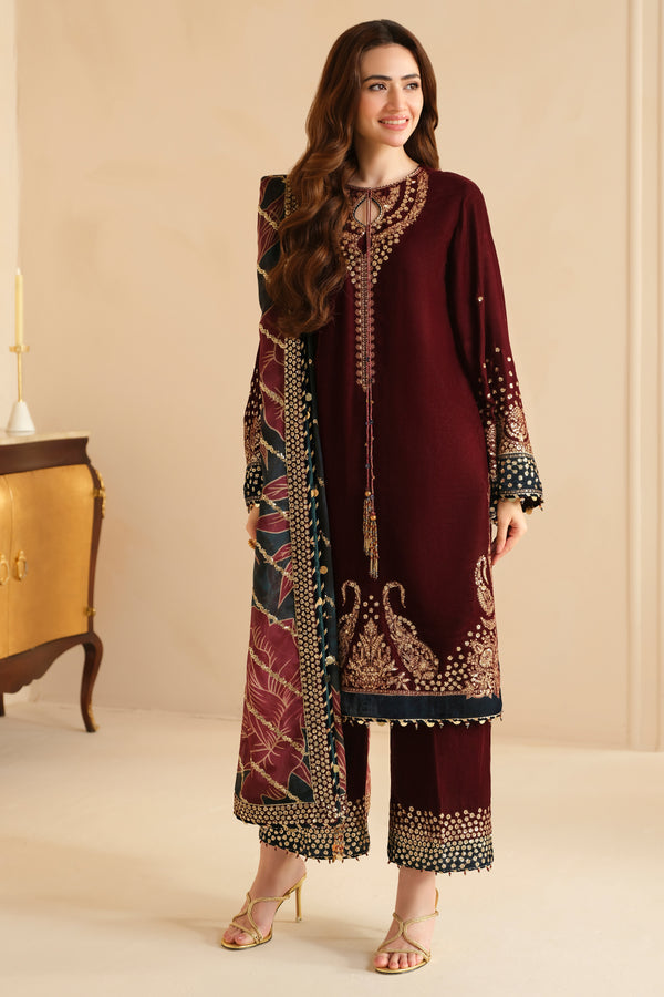 Jazmin | Velvet Edit 24 | Velvet Formal VF-2038 by Jazmin - Designer Dress - Type: Formal - Available at Libayah - 100% Original