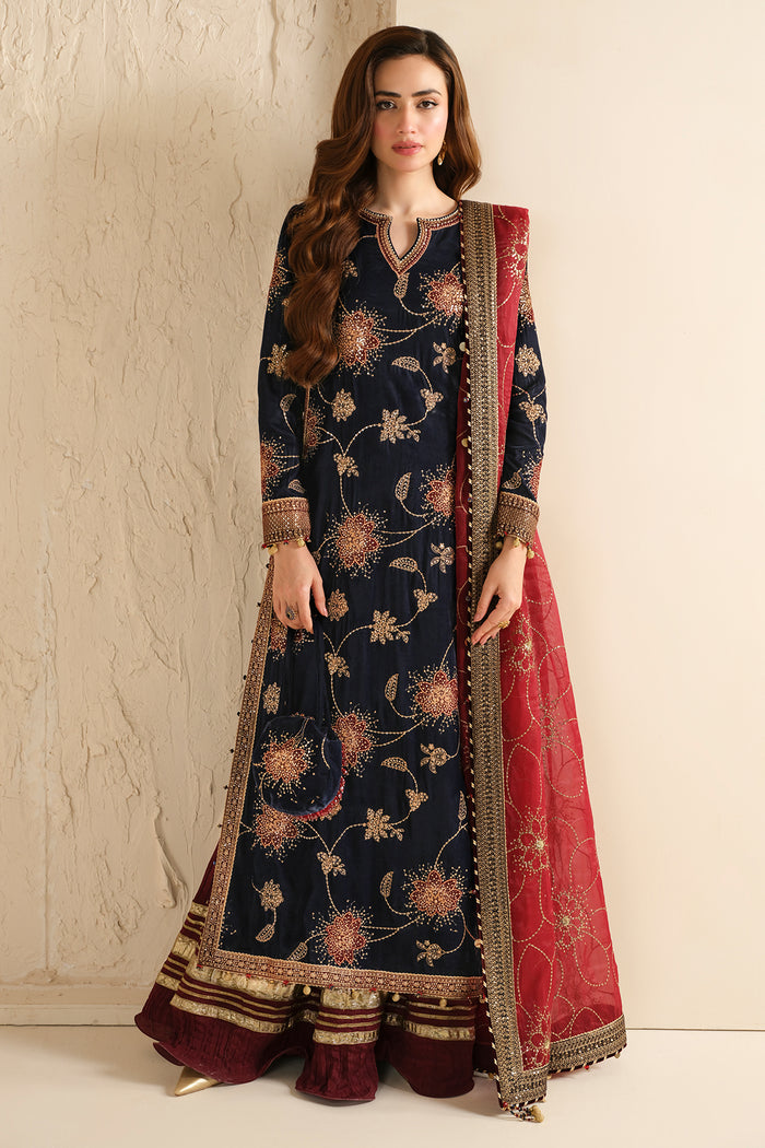 Jazmin | Velvet Edit 24 | VF-2040 by Jazmin - Designer Dress - Type: Ladies Clothes - Available at Libayah - 100% Original