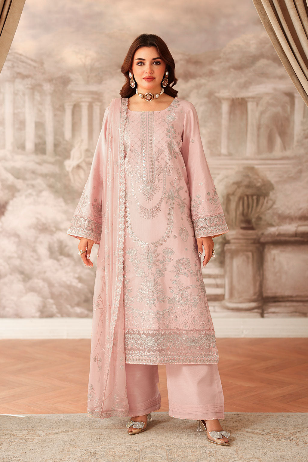 Ramsha | Aangan Luxury Raw silk | AA-202 by Ramsha - Designer Dress  - Type : Ladies Clothes - Available at Libayah - 100% Original 
