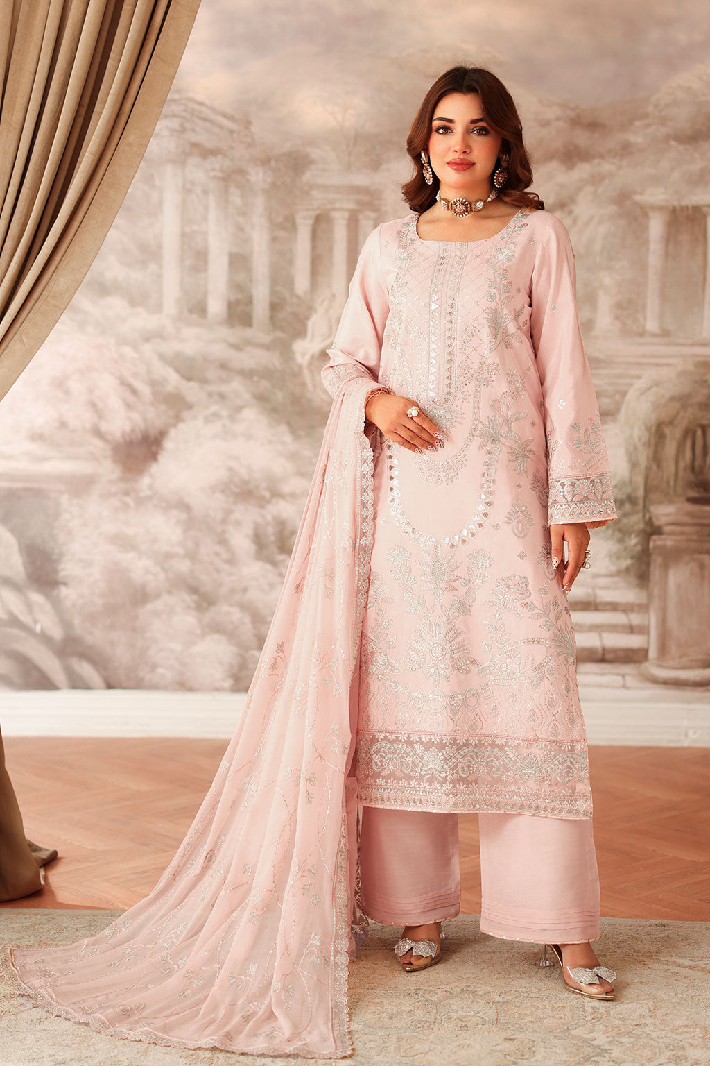 Ramsha | Aangan Luxury Raw silk | AA-202 by Ramsha - Designer Dress  - Type : Ladies Clothes - Available at Libayah - 100% Original 