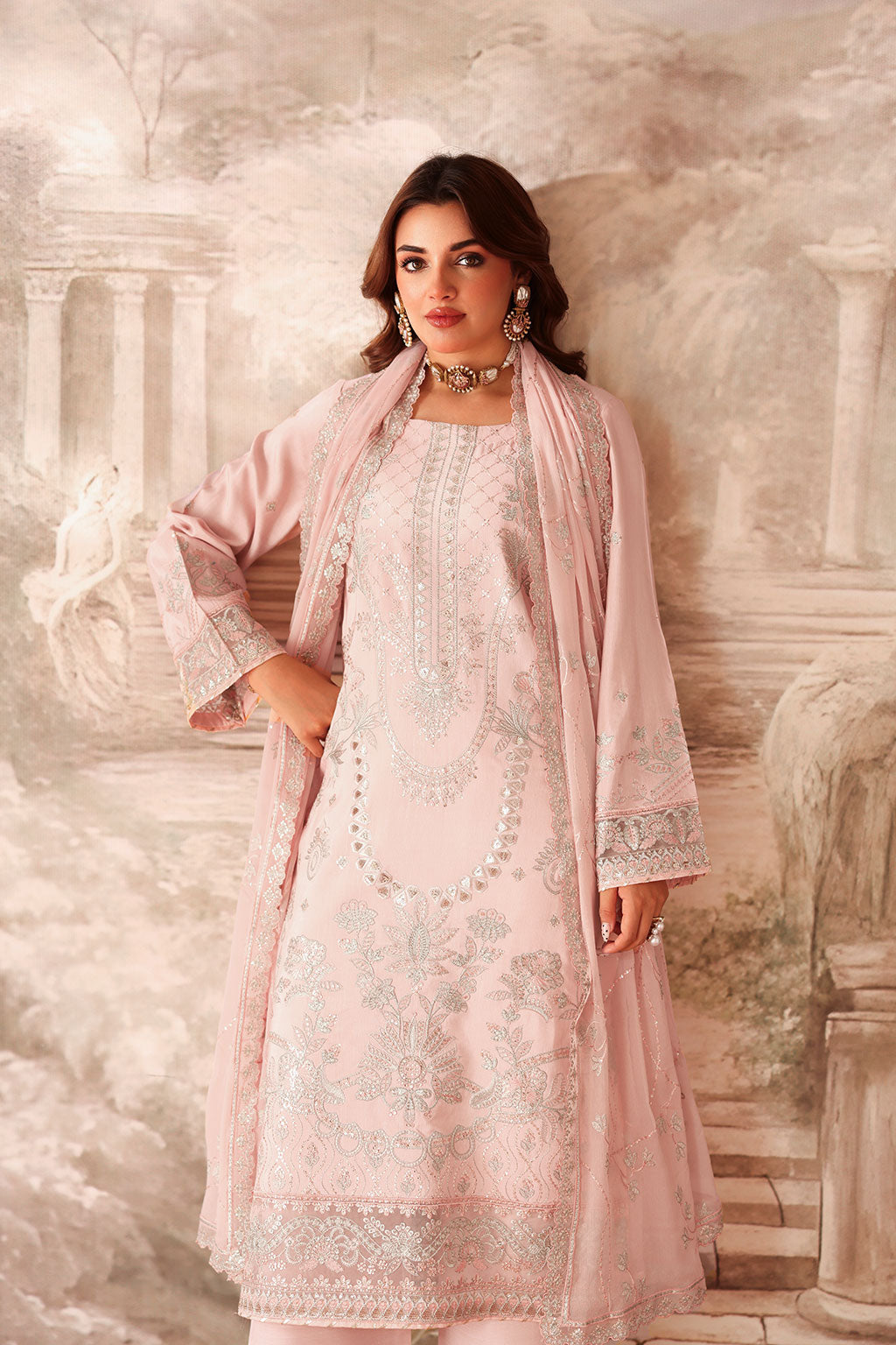 Ramsha | Aangan Luxury Raw silk | AA-202 by Ramsha - Designer Dress  - Type : Ladies Clothes - Available at Libayah - 100% Original 