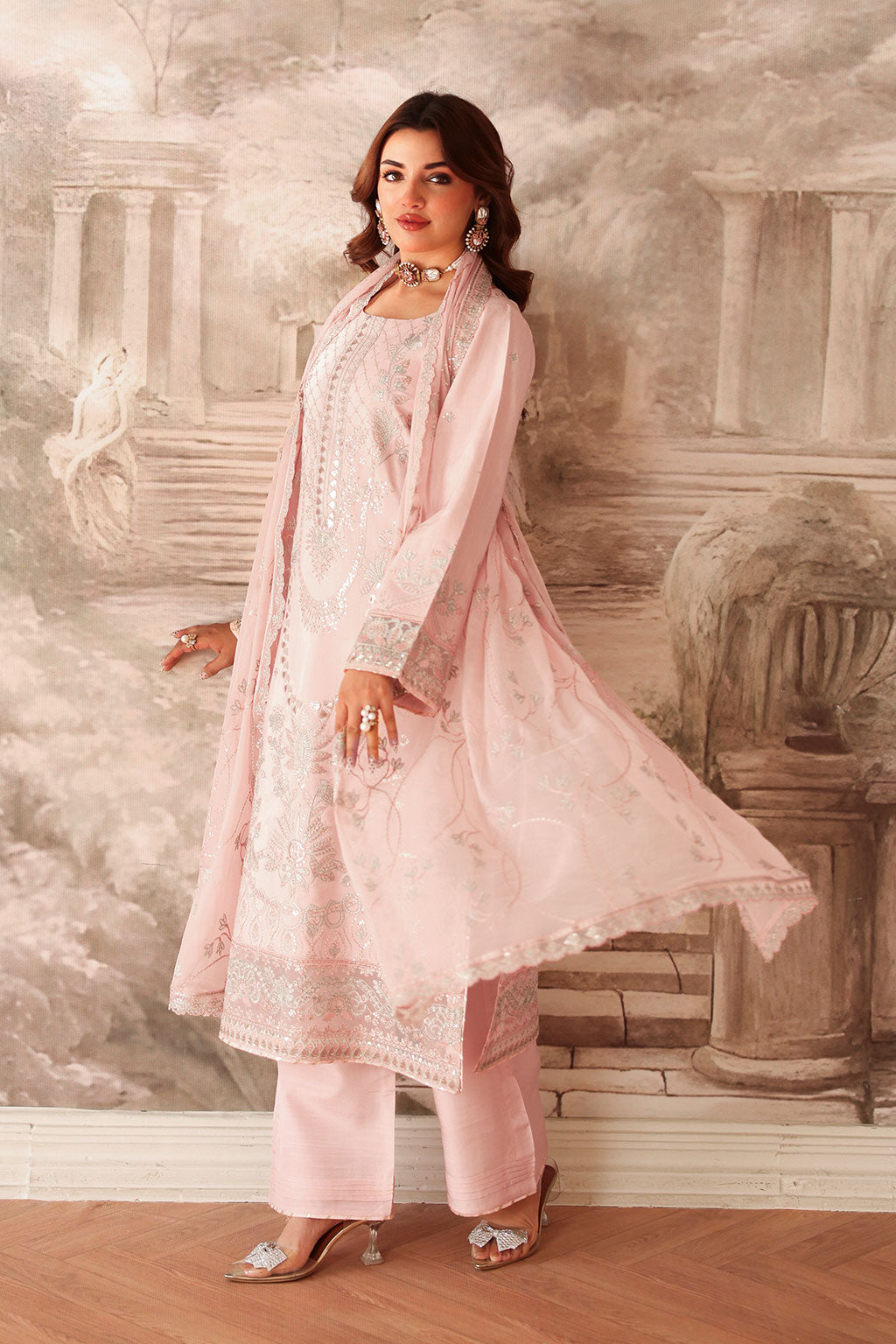 Ramsha | Aangan Luxury Raw silk | AA-202 by Ramsha - Designer Dress  - Type : Ladies Clothes - Available at Libayah - 100% Original 