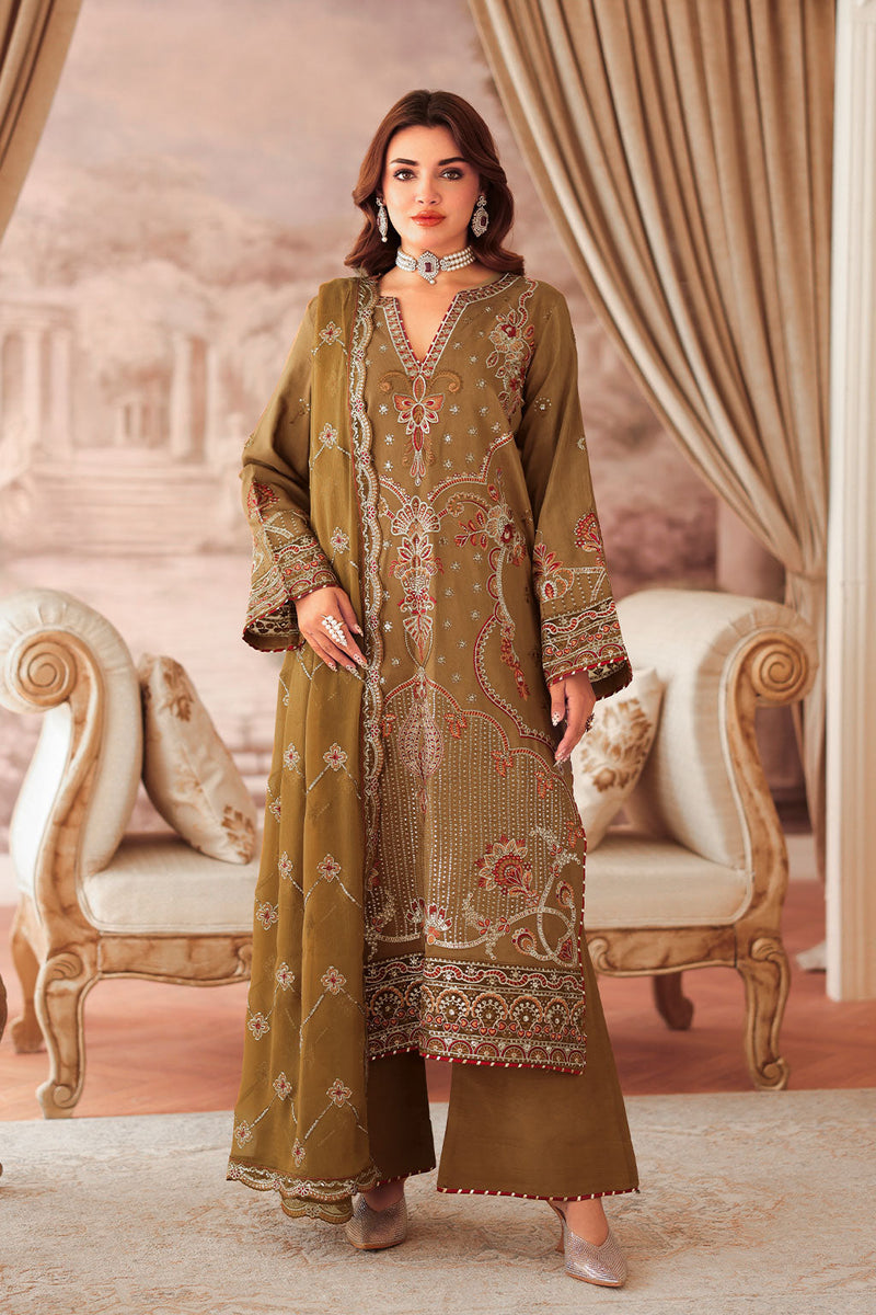 Ramsha | Aangan Luxury Raw silk | AA-210 by Ramsha - Designer Dress - Type : Ladies Clothes - Available at Libayah - 100% Original 