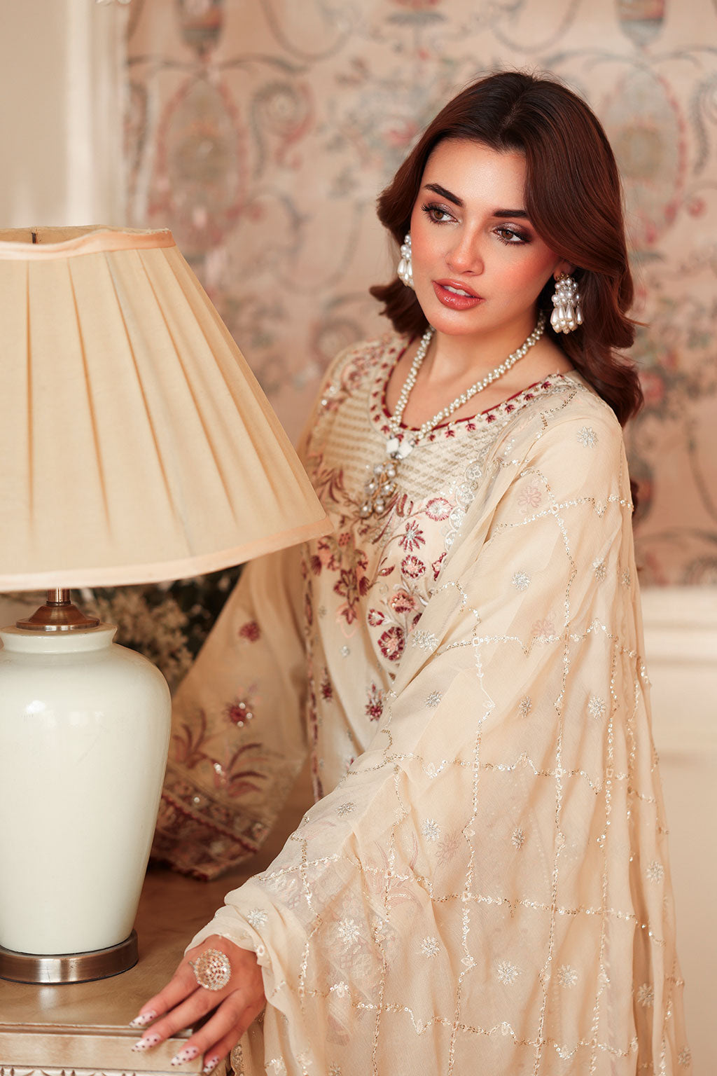 Ramsha | Aangan Luxury Raw silk | AA-207 by Ramsha - Designer Dress - Type : Ladies Clothes - Available at Libayah - 100% Original 