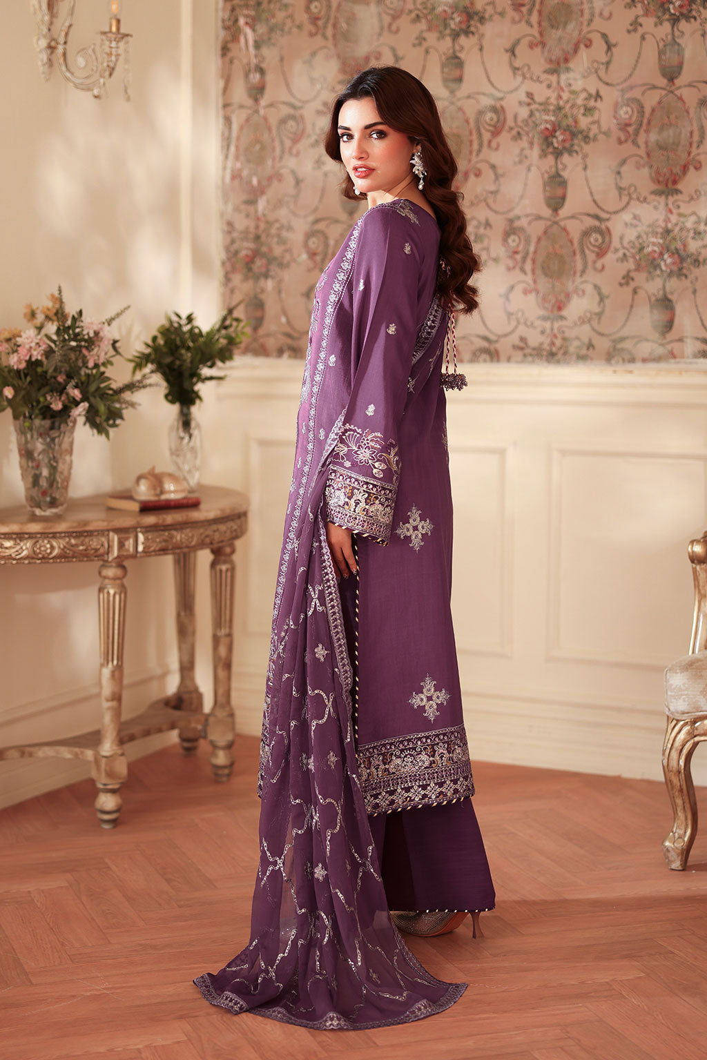 Ramsha | Aangan Luxury Raw silk | AA-208 by Ramsha - Designer Dress - Type : Ladies Clothes - Available at Libayah - 100% Original 