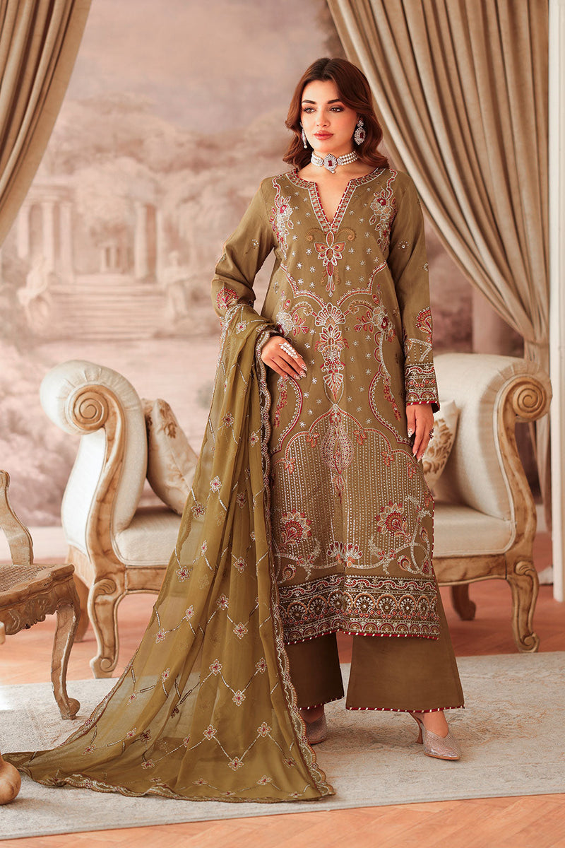 Ramsha | Aangan Luxury Raw silk | AA-210 by Ramsha - Designer Dress - Type : Ladies Clothes - Available at Libayah - 100% Original 