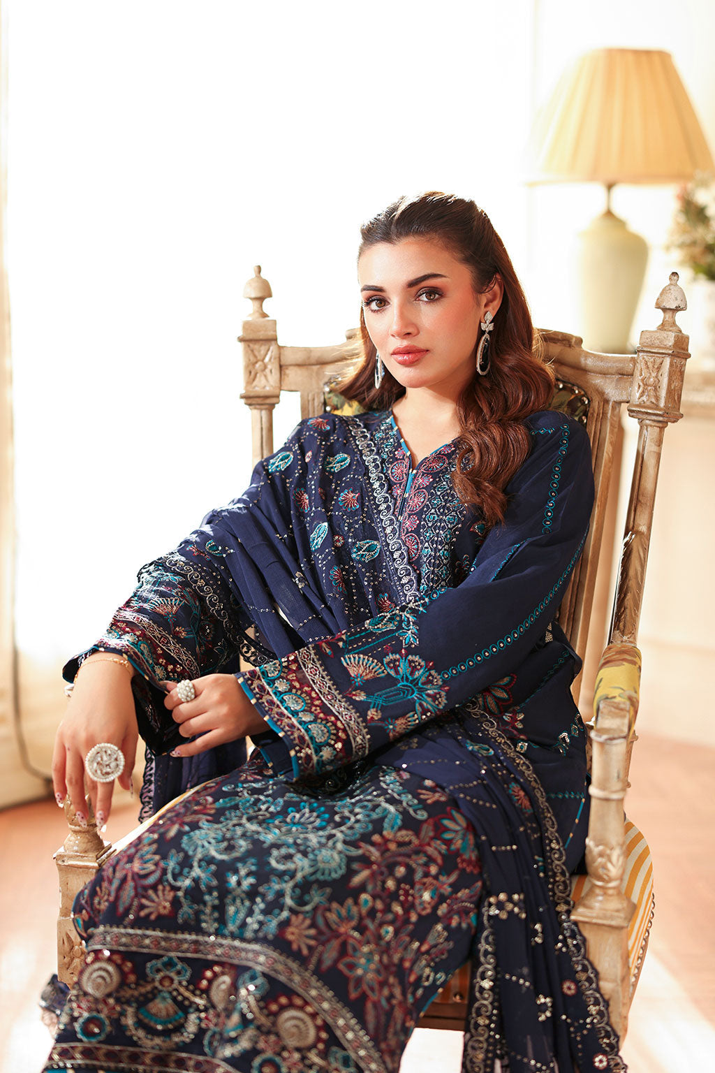 Ramsha | Aangan Luxury Raw silk | AA-201 by Ramsha - Designer Dress  - Type : Ladies Clothes - Available at Libayah - 100% Original 