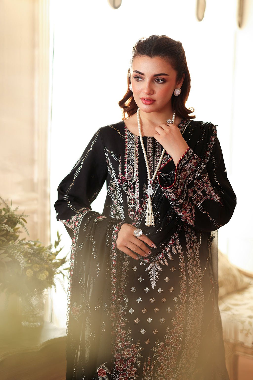 Ramsha | Aangan Luxury Raw silk | AA-206 by Ramsha - Designer Dress - Type : Ladies Clothes - Available at Libayah - 100% Original 