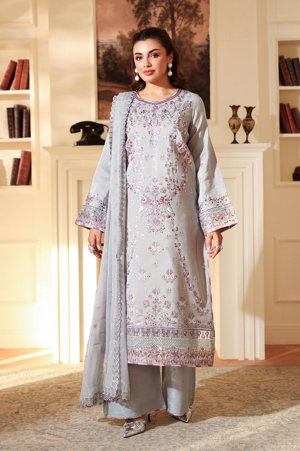 Ramsha | Aangan Luxury Raw silk | AA-209 by Ramsha - Designer Dress - Type : Ladies Clothes - Available at Libayah - 100% Original 