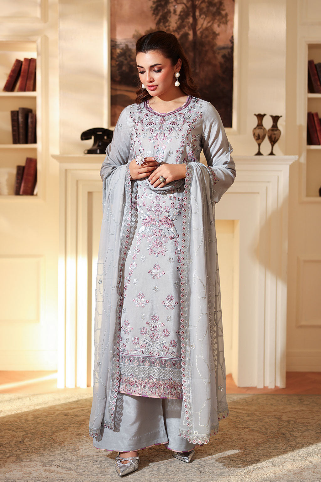 Ramsha | Aangan Luxury Raw silk | AA-209 by Ramsha - Designer Dress - Type : Ladies Clothes - Available at Libayah - 100% Original 