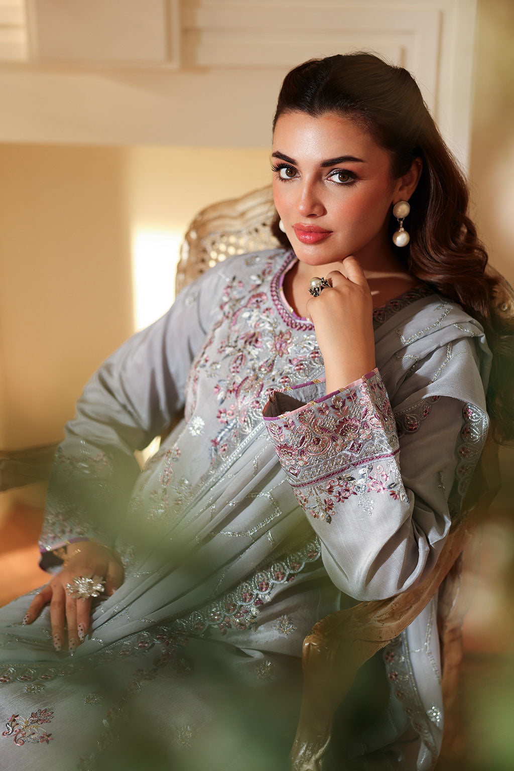 Ramsha | Aangan Luxury Raw silk | AA-209 by Ramsha - Designer Dress - Type : Ladies Clothes - Available at Libayah - 100% Original 