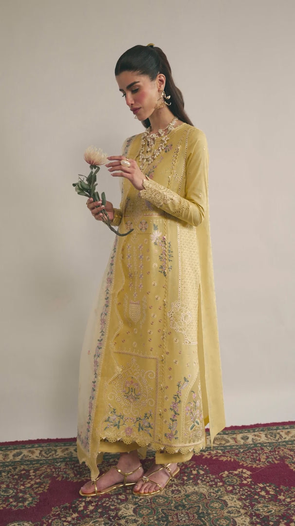 Qalamkar | Qlinekari Lawn | DC-09 Enya by Qalamkar - Designer Dress - Type: Ladies Clothes - Available at Libayah - 100% Original