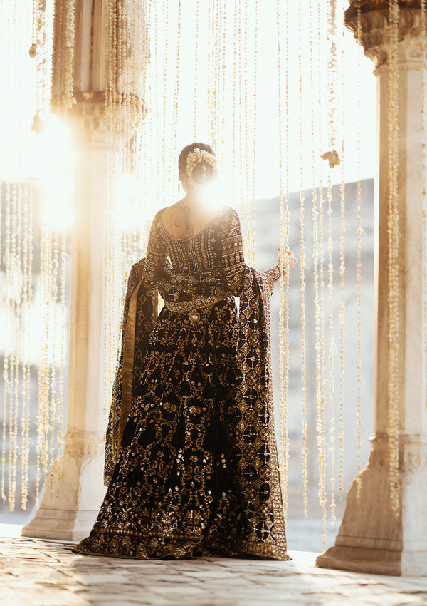 Aik Atelier | Dastoor Velvet 24 | DASTOOR - LOOK 01 by Aik Atelier - Designer Dress - Type: Ladies Clothes - Available at Libayah - 100% Original
