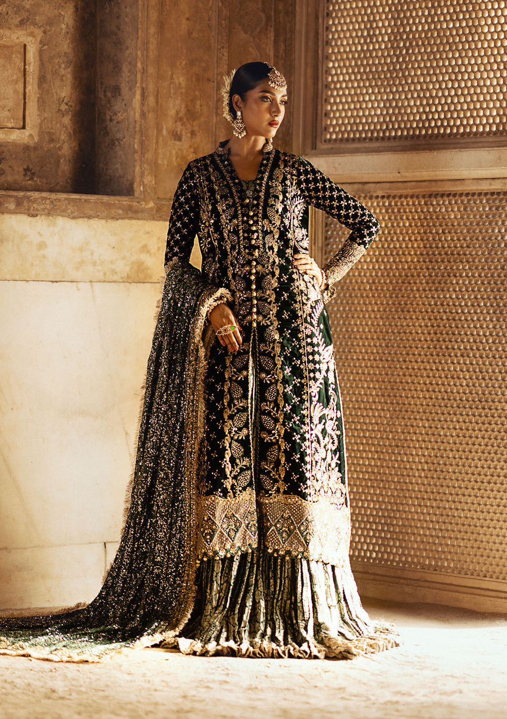 Aik Atelier | Dastoor Velvet 24 | DASTOOR - LOOK 02 by Aik Atelier - Designer Dress - Type: Ladies Clothes - Available at Libayah - 100% Original