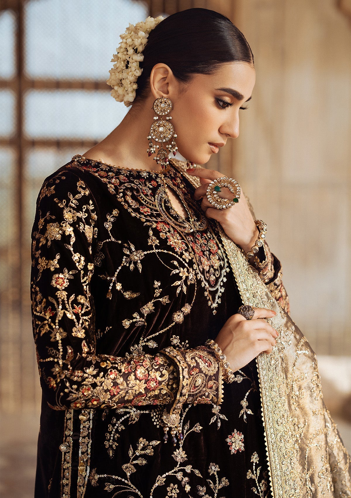 Aik Atelier | Dastoor Velvet 24 | DASTOOR - LOOK 09 by Aik Atelier - Designer Dress - Type: Ladies Clothes - Available at Libayah - 100% Original