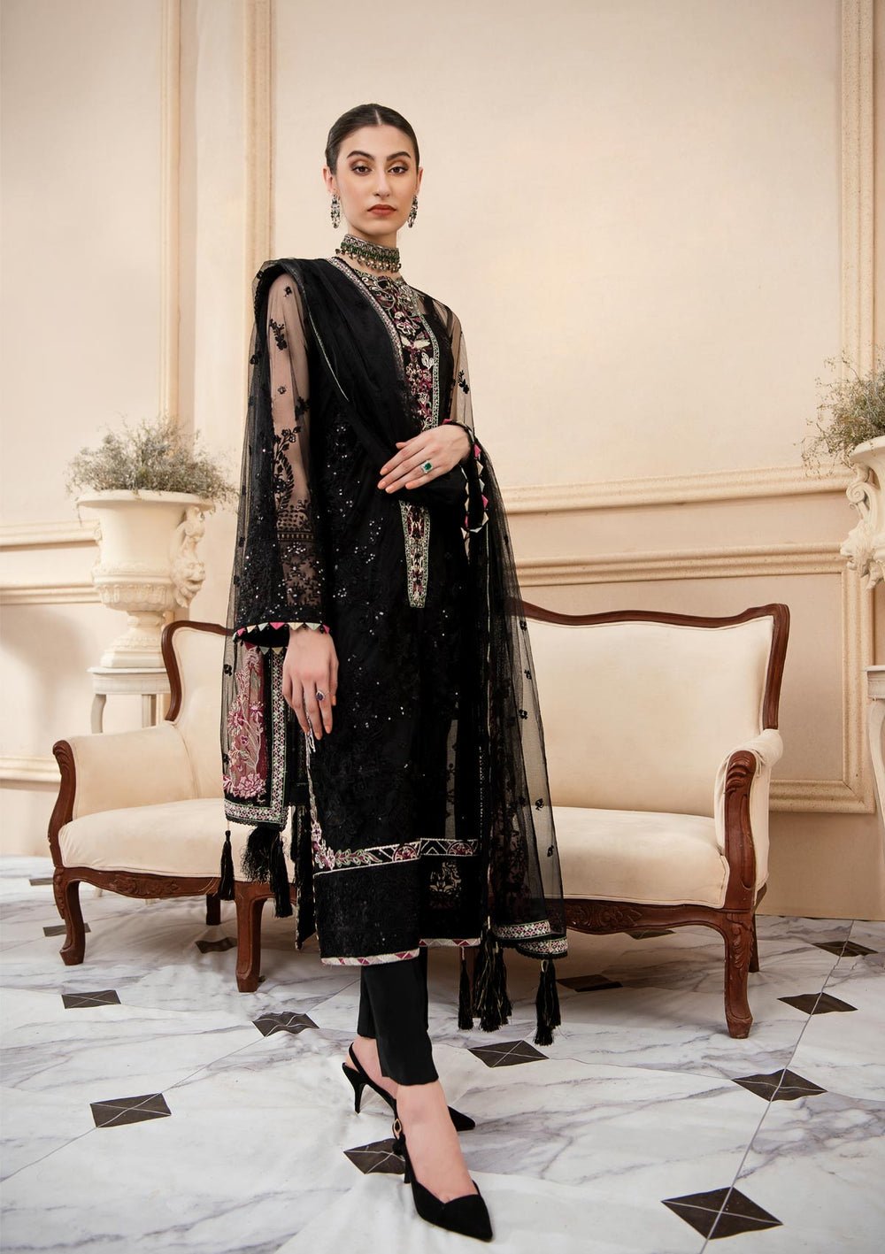 Aik Atelier | Formals Collection | LUMIERE - LOOK 02 by Aik Atelier - Designer Dress - Type: Ladies Clothes - Available at Libayah - 100% Original