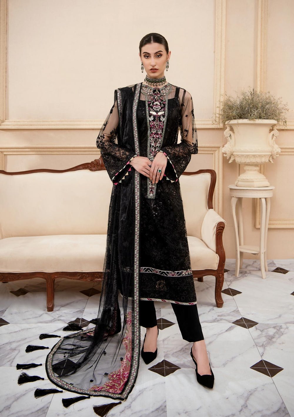 Aik Atelier | Formals Collection | LUMIERE - LOOK 02 by Aik Atelier - Designer Dress - Type: Ladies Clothes - Available at Libayah - 100% Original