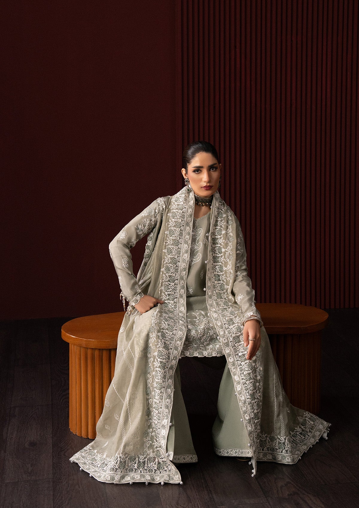 Aik Atelier | Lady Aik 25 | LOOK 06 by Aik Atelier - Designer Dress  - Type : Ladies Clothes - Available at Libayah - 100% Original 