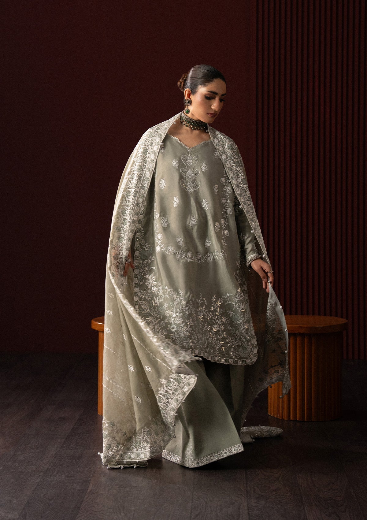 Aik Atelier | Lady Aik 25 | LOOK 06 by Aik Atelier - Designer Dress  - Type : Ladies Clothes - Available at Libayah - 100% Original 