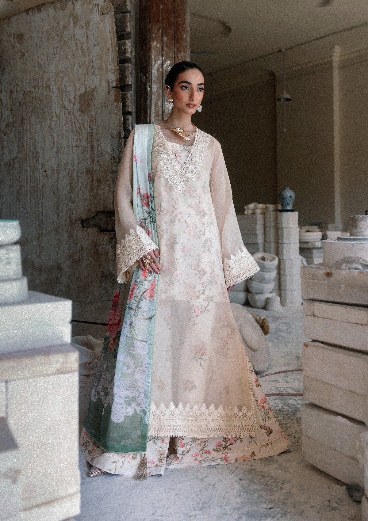 Aik Atelier | lady Aik 26 | Lady Aik - Look B2601 by Aik Atelier - Designer Dress  - Type : Ladies Clothes - Available at Libayah - 100% Original 