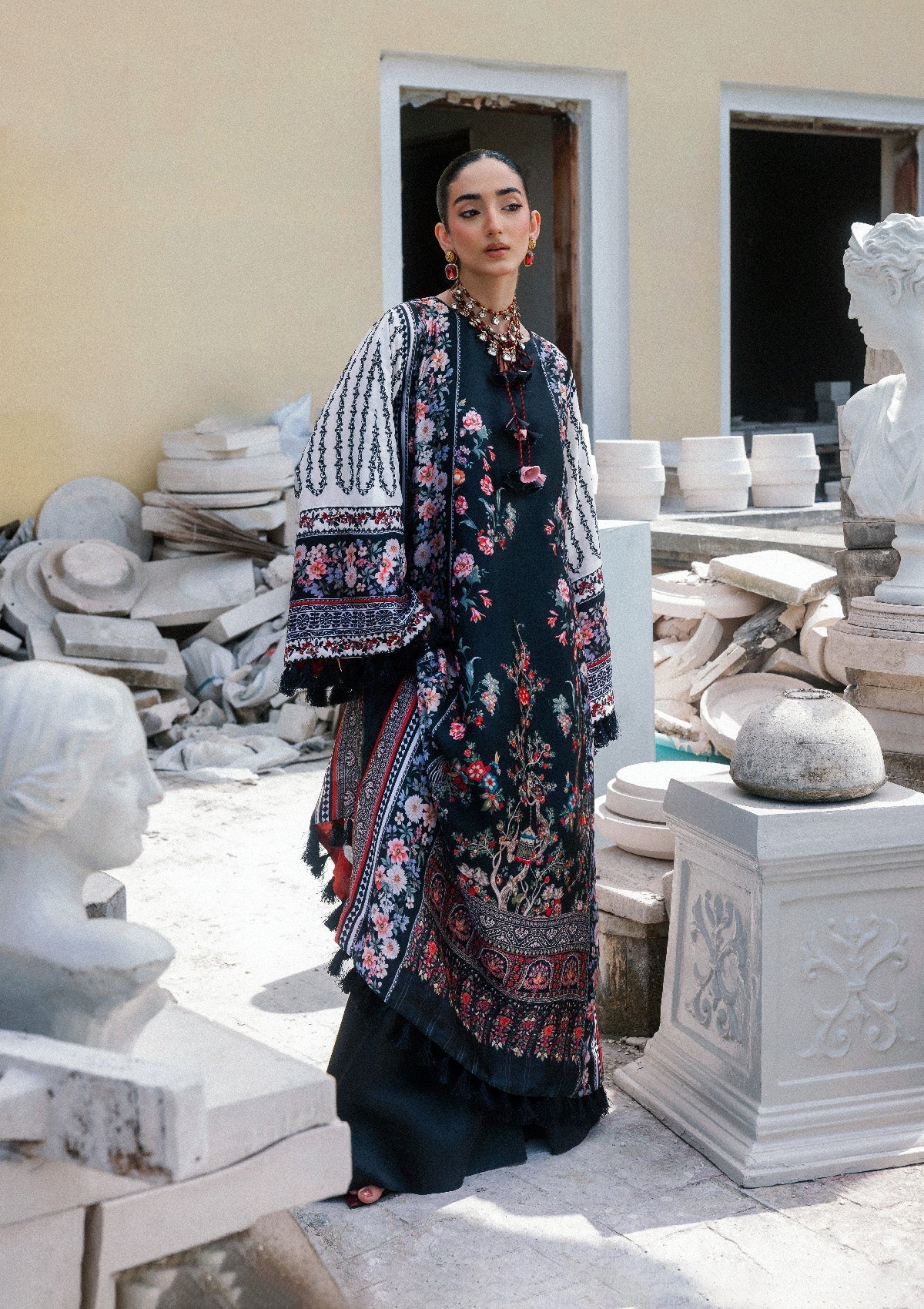Aik Atelier | lady Aik 26 | Lady Aik - Look B2602 by Aik Atelier - Designer Dress  - Type : Ladies Clothes - Available at Libayah - 100% Original 