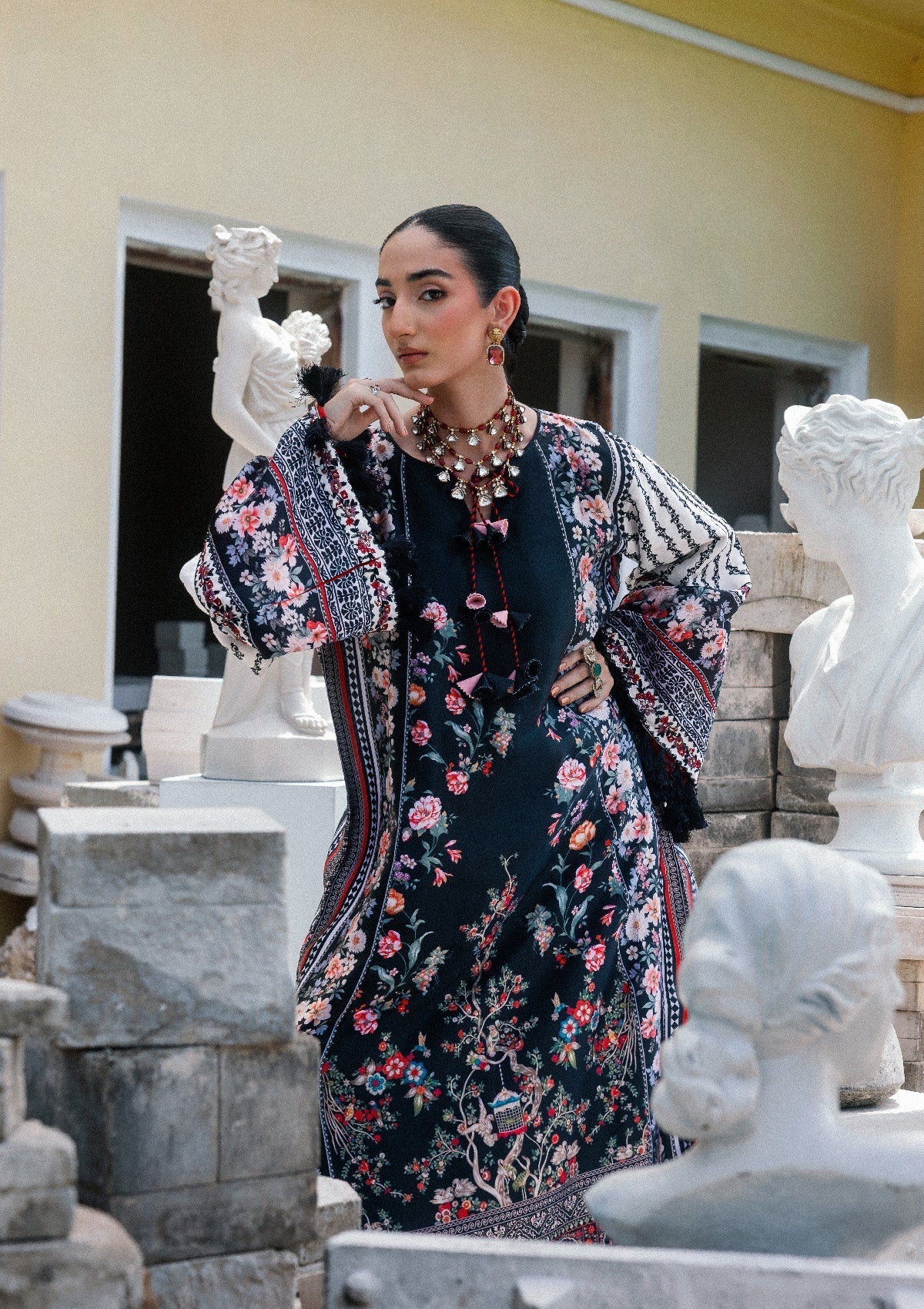 Aik Atelier | lady Aik 26 | Lady Aik - Look B2602 by Aik Atelier - Designer Dress  - Type : Ladies Clothes - Available at Libayah - 100% Original 
