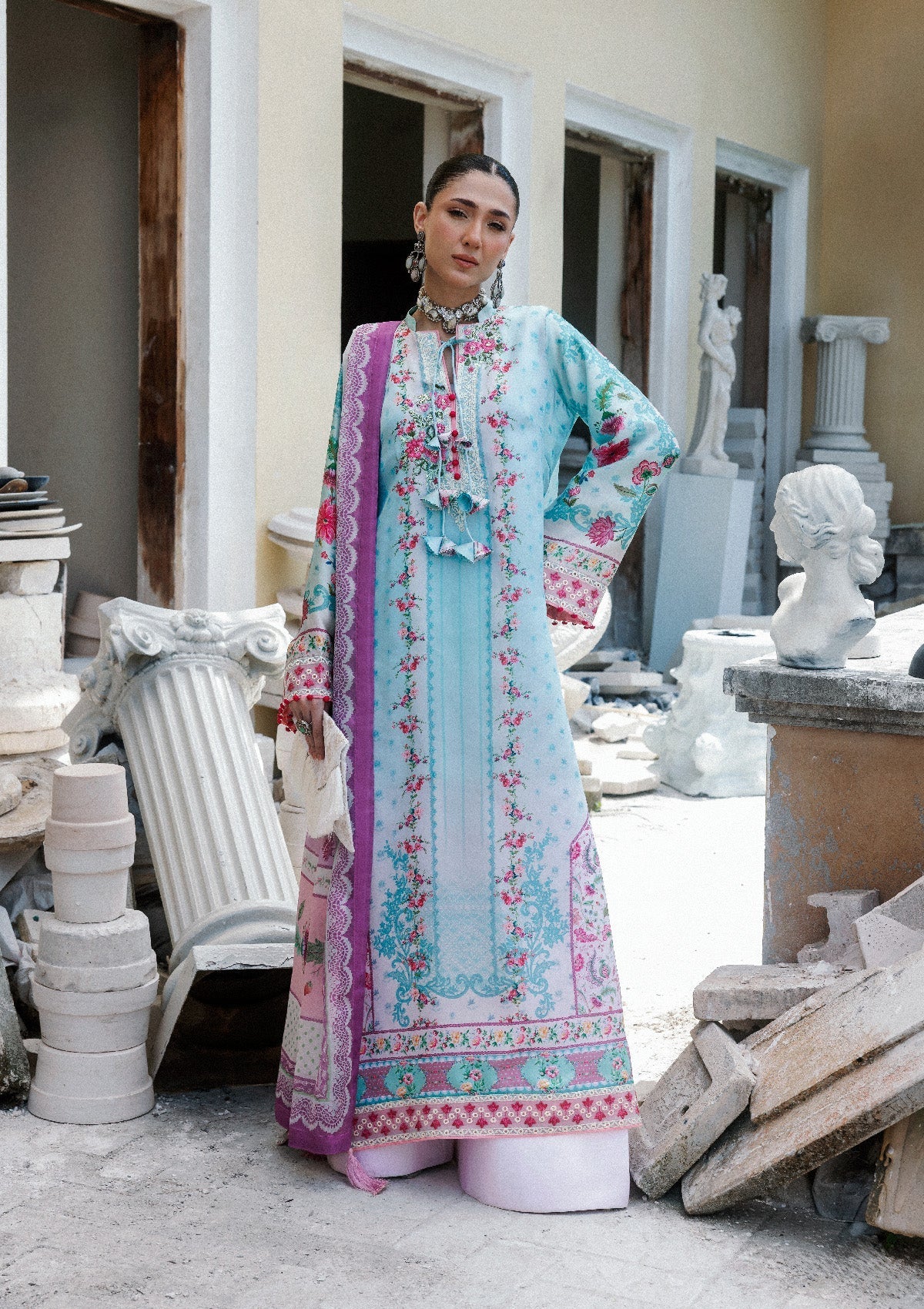 Aik Atelier | lady Aik 26 | Lady Aik - Look B2603 by Aik Atelier - Designer Dress  - Type : Ladies Clothes - Available at Libayah - 100% Original 