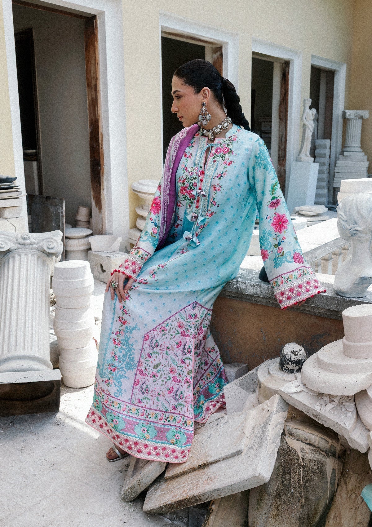Aik Atelier | lady Aik 26 | Lady Aik - Look B2603 by Aik Atelier - Designer Dress  - Type : Ladies Clothes - Available at Libayah - 100% Original 