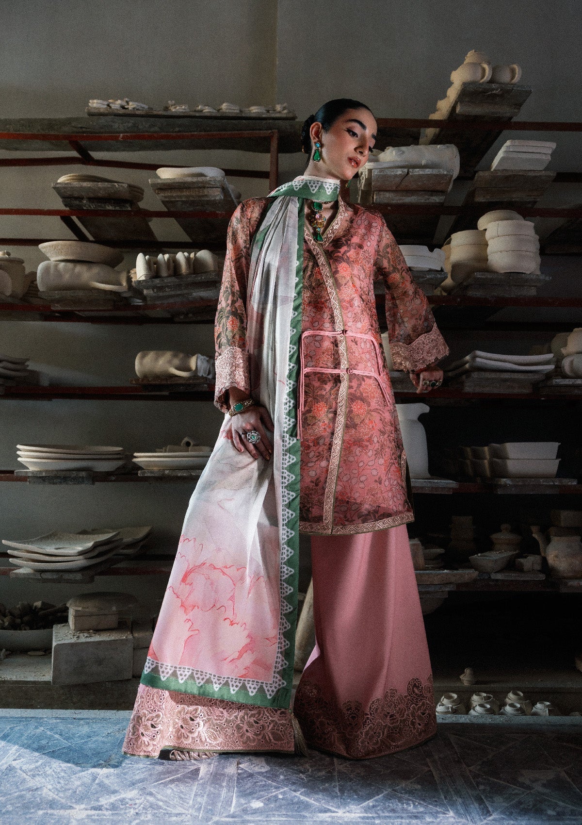 Aik Atelier | lady Aik 26 | Lady Aik - Look B2609 by Aik Atelier - Designer Dress  - Type : Ladies Clothes - Available at Libayah - 100% Original 