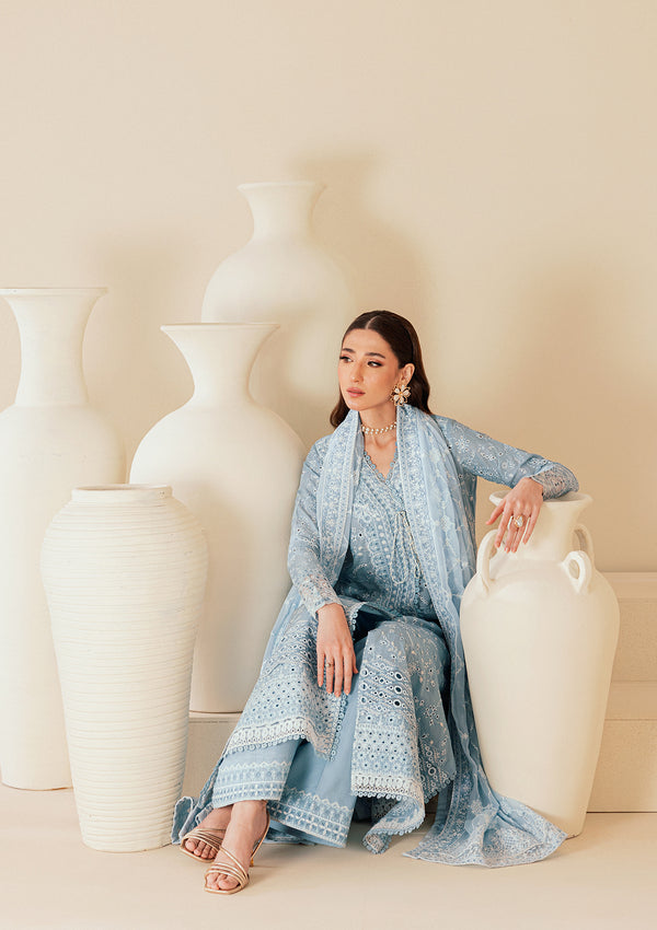 Aik Atelier | Lawn 26 | Look B2601B by Aik Atelier - Designer Dress  - Type : Ladies Clothes - Available at Libayah - 100% Original 