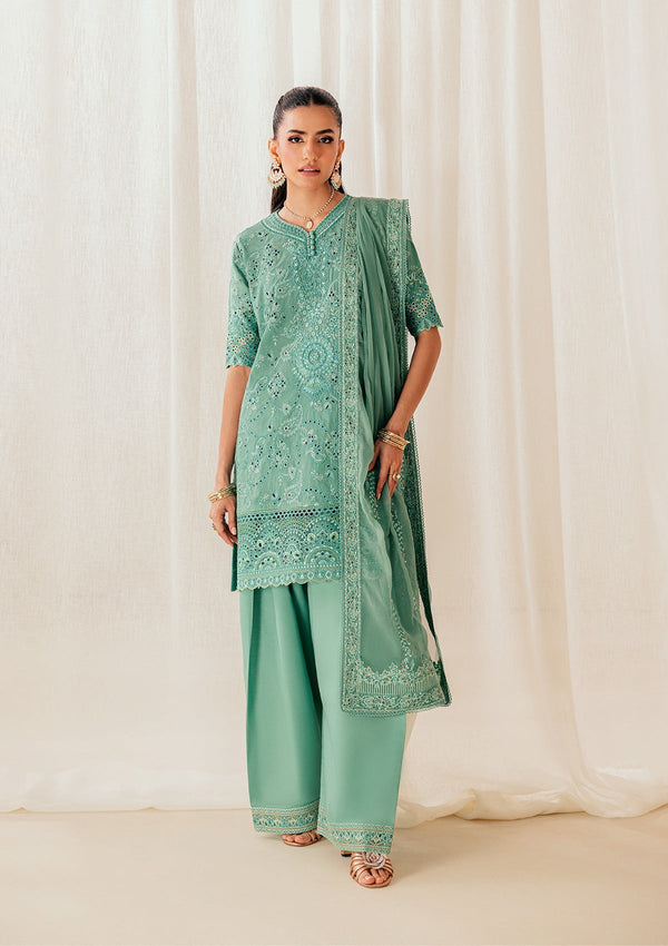 Aik Atelier | Lawn 26 | Look B2603A by Aik Atelier - Designer Dress  - Type : Ladies Clothes - Available at Libayah - 100% Original 