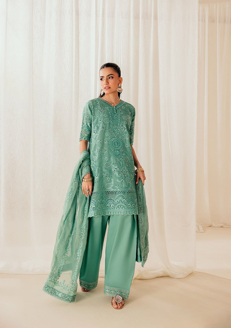 Aik Atelier | Lawn 26 | Look B2603A by Aik Atelier - Designer Dress  - Type : Ladies Clothes - Available at Libayah - 100% Original 