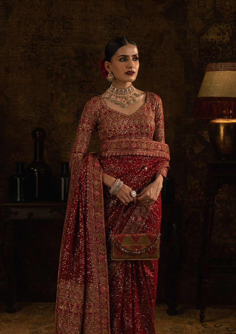 Aik Atelier | Sari Edit 25 | LOOK 01 by Aik Atelier - Designer Dress  - Type : Ladies Clothes - Available at Libayah - 100% Original 