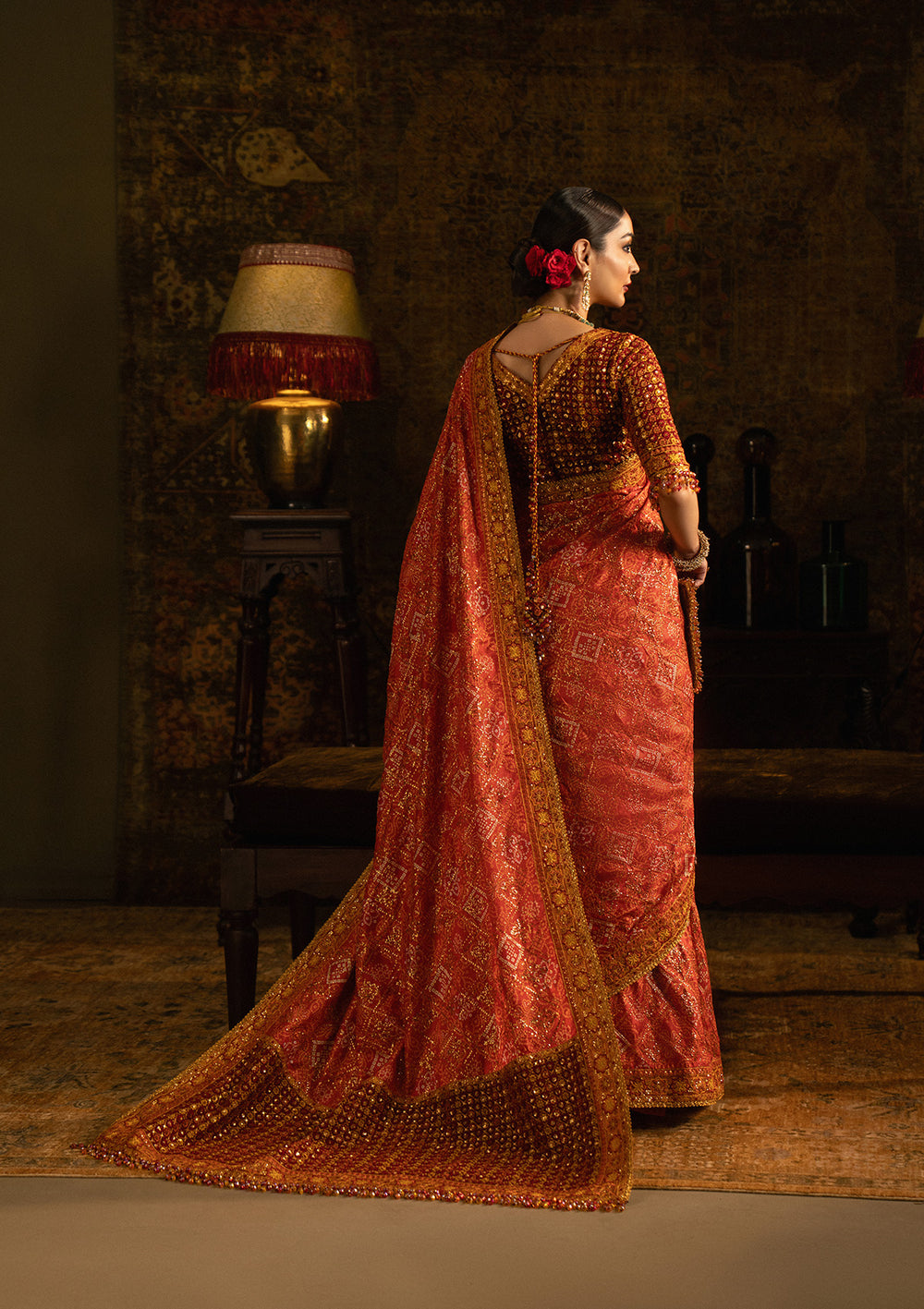 Aik Atelier | Sari Edit 25 | LOOK 02 by Aik Atelier - Designer Dress  - Type : Ladies Clothes - Available at Libayah - 100% Original 